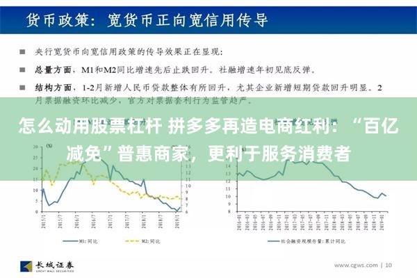 怎么动用股票杠杆 拼多多再造电商红利：“百亿减免”普惠商家，更利于服务消费者