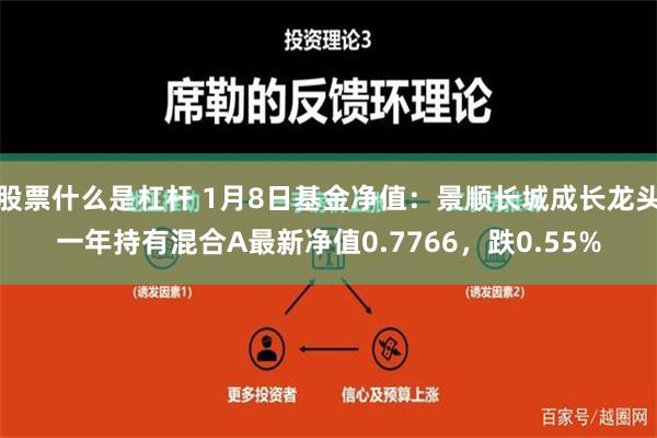 股票什么是杠杆 1月8日基金净值：景顺长城成长龙头一年持有混合A最新净值0.7766，跌0.55%